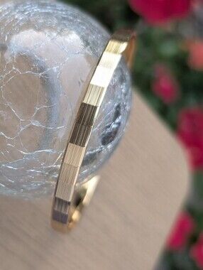 Vintage Monet Gold Bangle Bracelet